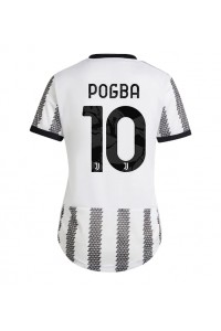 Juventus Paul Pogba #10 Fotballdrakt Hjemme Klær Dame 2022-23 Korte ermer